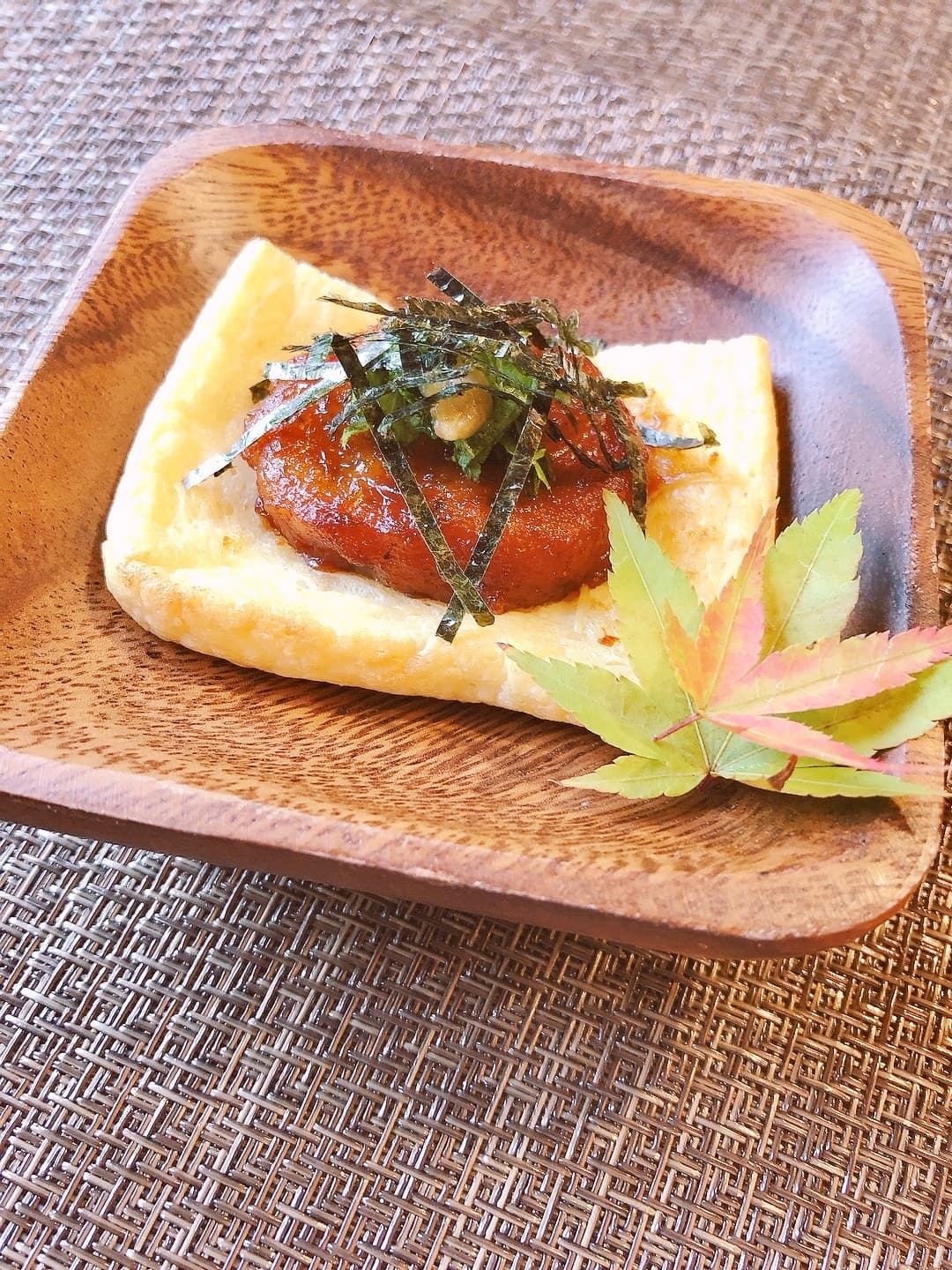 油揚げと若鶏の味噌香味焼きの完成写真