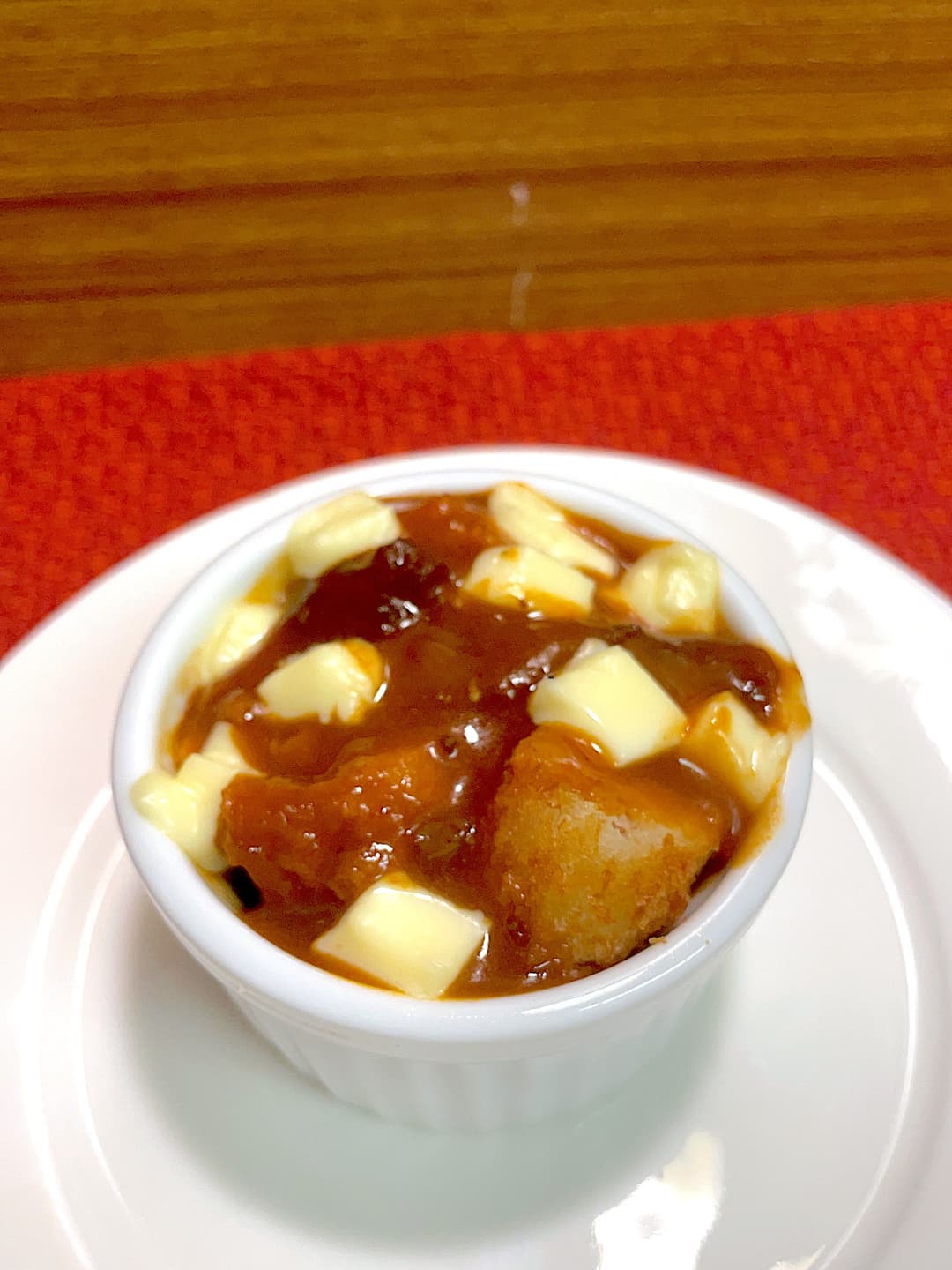チーズコロッケカレーの完成写真