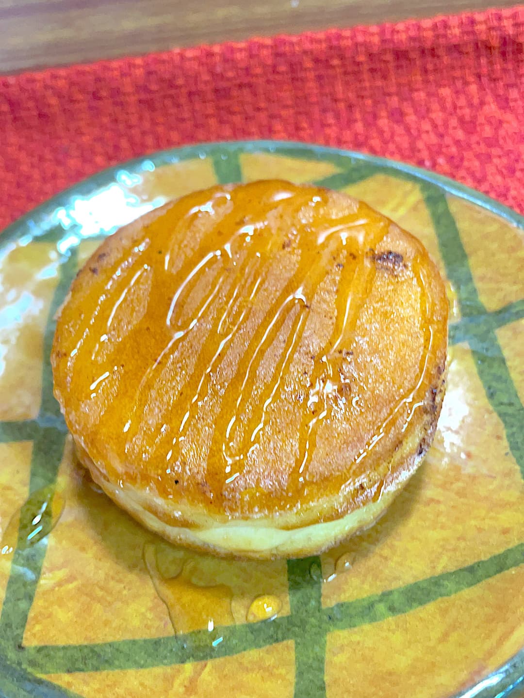 今川焼のハニーバター焼きの完成写真