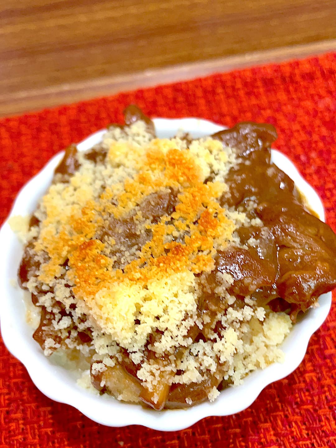 コロッケと豆腐のカレードリアの完成写真