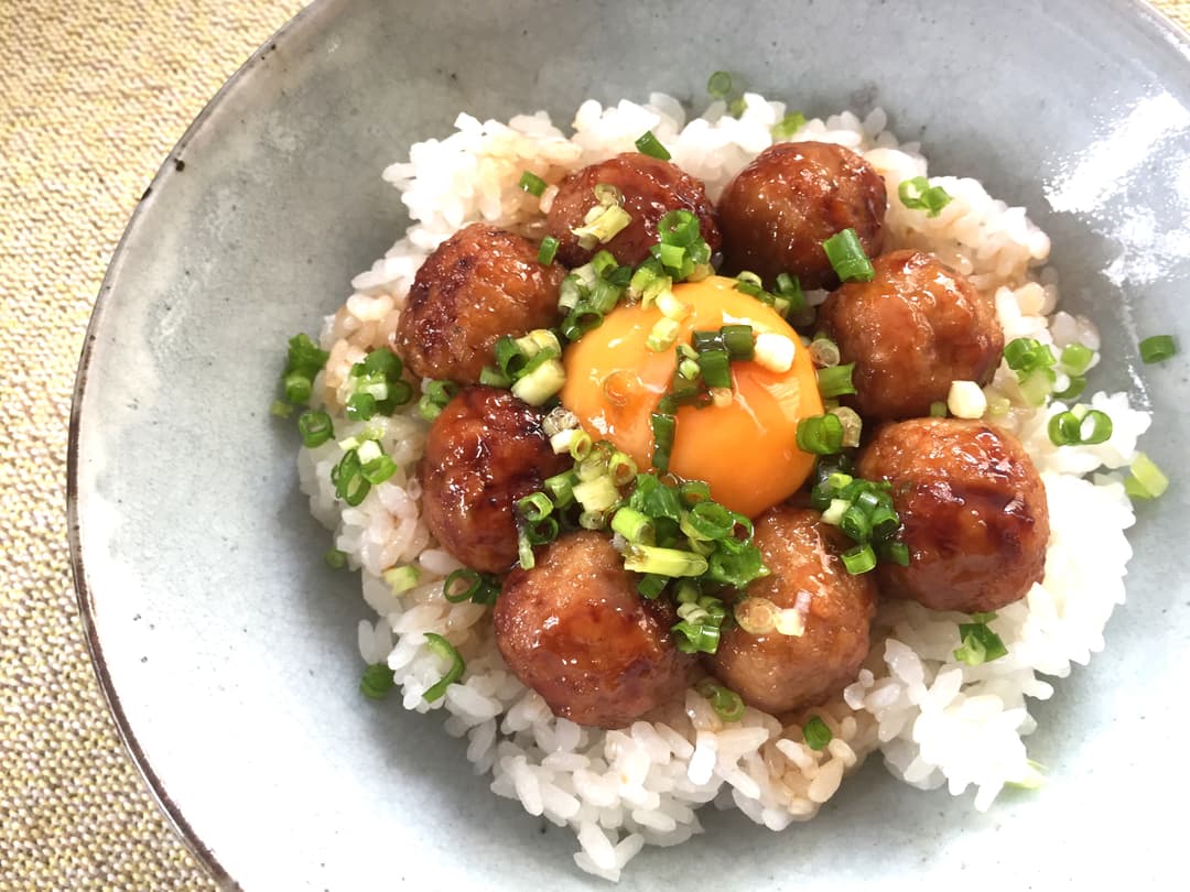 甘うまつくね丼の完成写真