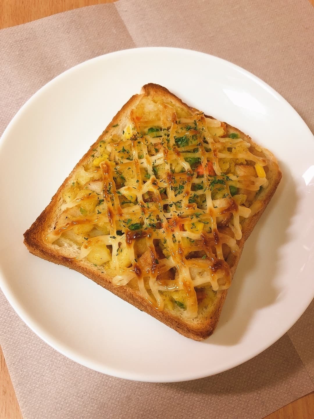むねからでポテトーストの完成写真