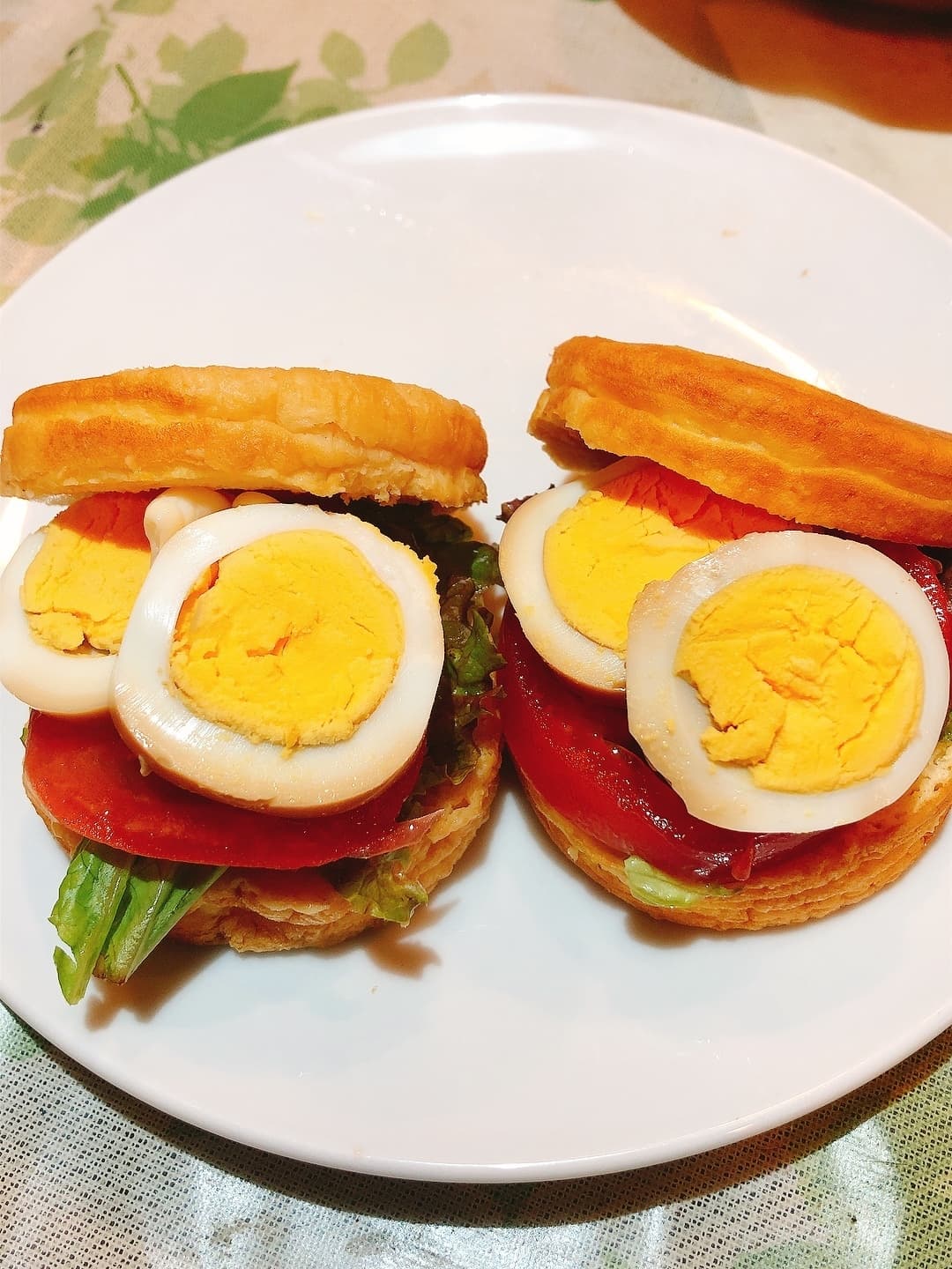 今川焼きでサンドイッチの完成写真