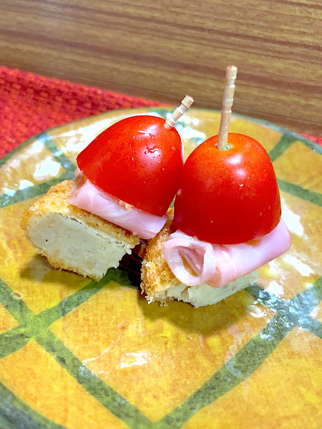 牛肉コロッケのピンチョスの完成写真