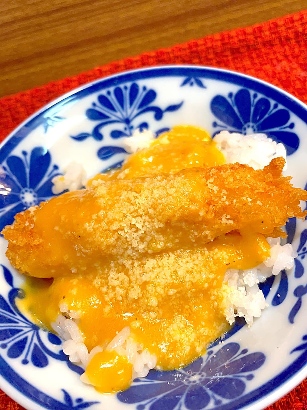 えびフライのチーズドリアの完成写真