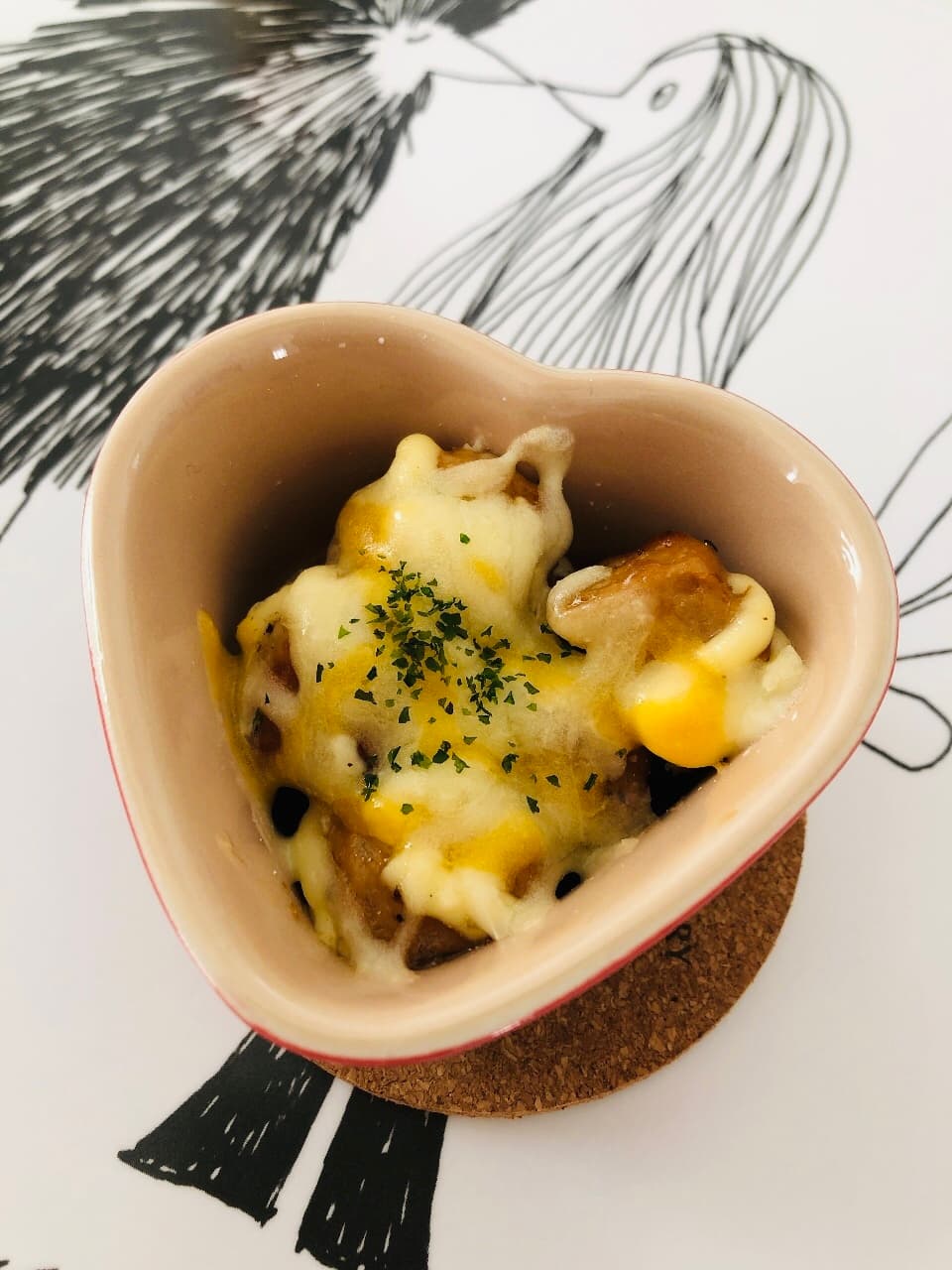 つくねのマヨチーズ焼きの完成写真