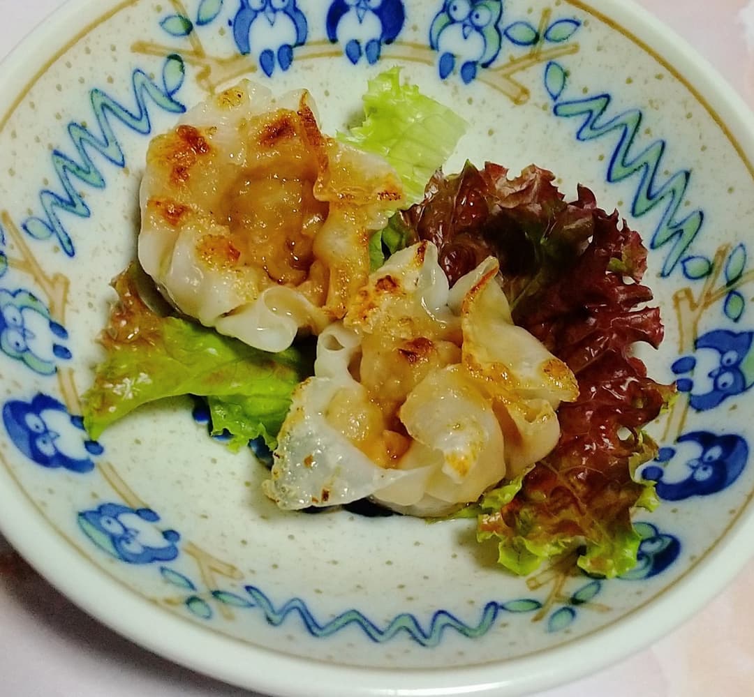 ゴマ油で焼きしゅうまいの完成写真