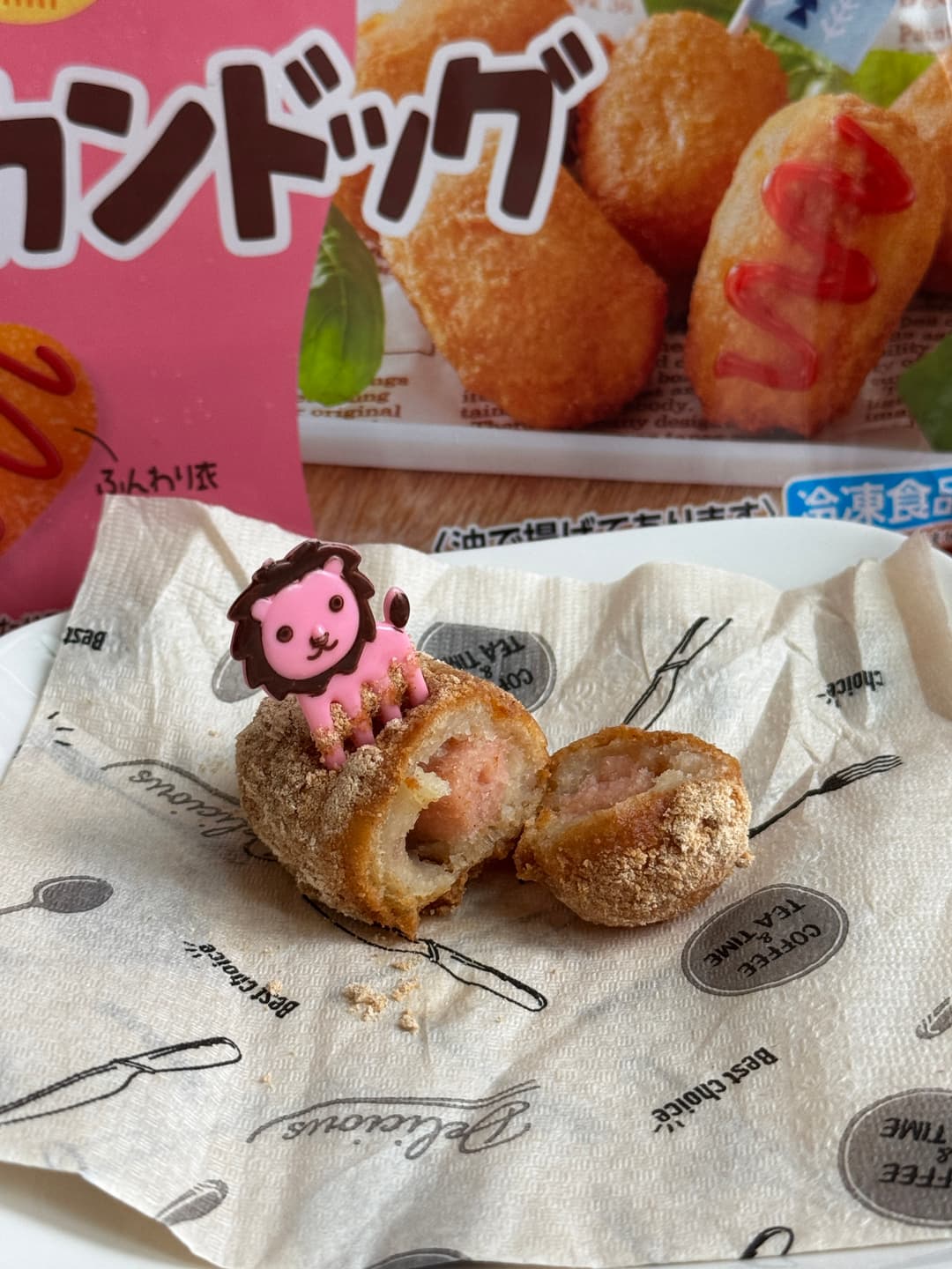 きなこミニミニアメリカンドッグの完成写真