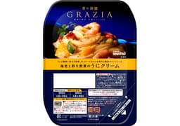 日清製粉ウェルナの青の洞窟 GRAZIA 海老と彩り野菜のうにクリーム