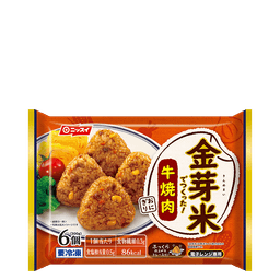 ニッスイの金芽米でつくった! 牛焼肉おにぎり