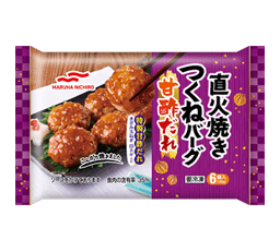 Umiosの直火焼きつくねバーグ甘酢だれ