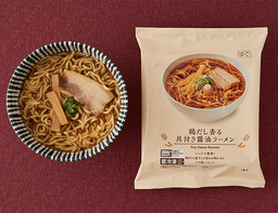 ローソンセレクトの鶏だし香る具付き醤油ラーメン