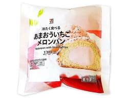 セブンプレミアムの7プレミアム あまおういちご メロンパン