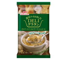 Umiosの濃厚ソースを楽しむDELIグラタン ポルチーニソース&ソテーマッシュルーム