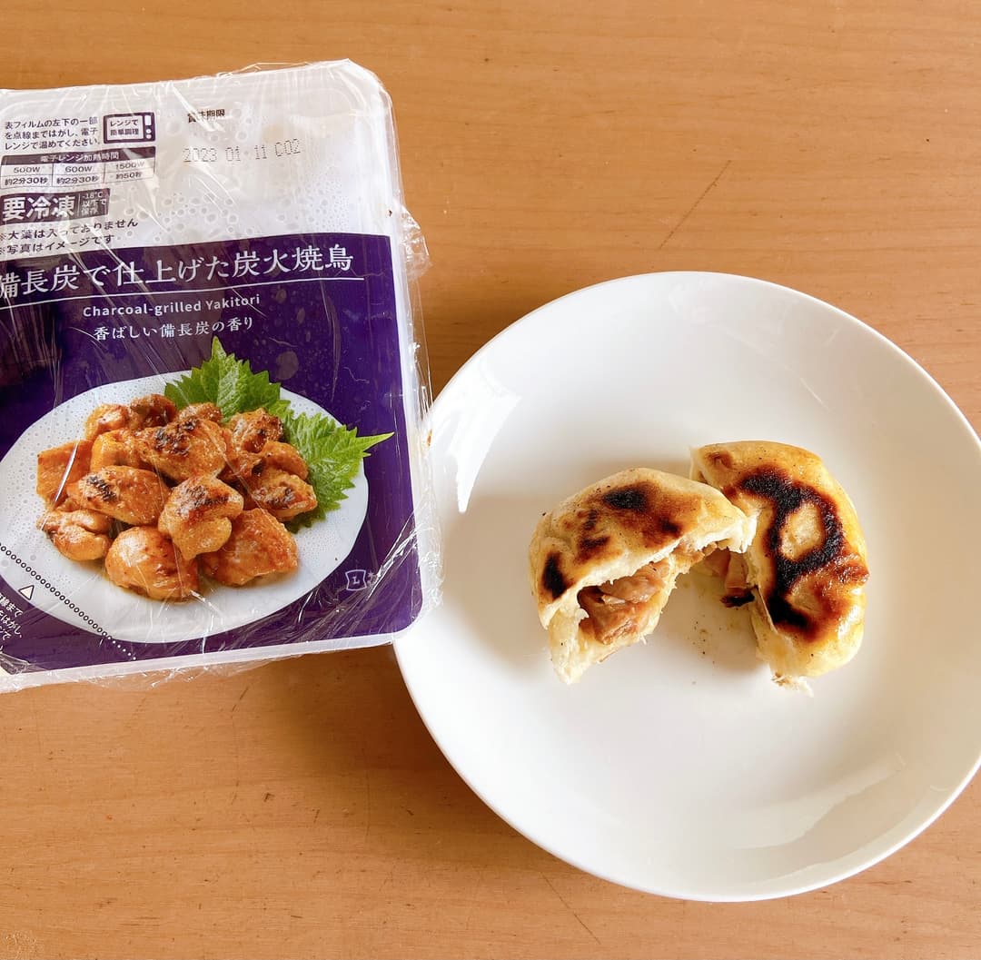 炭火焼鳥のお焼きの完成写真