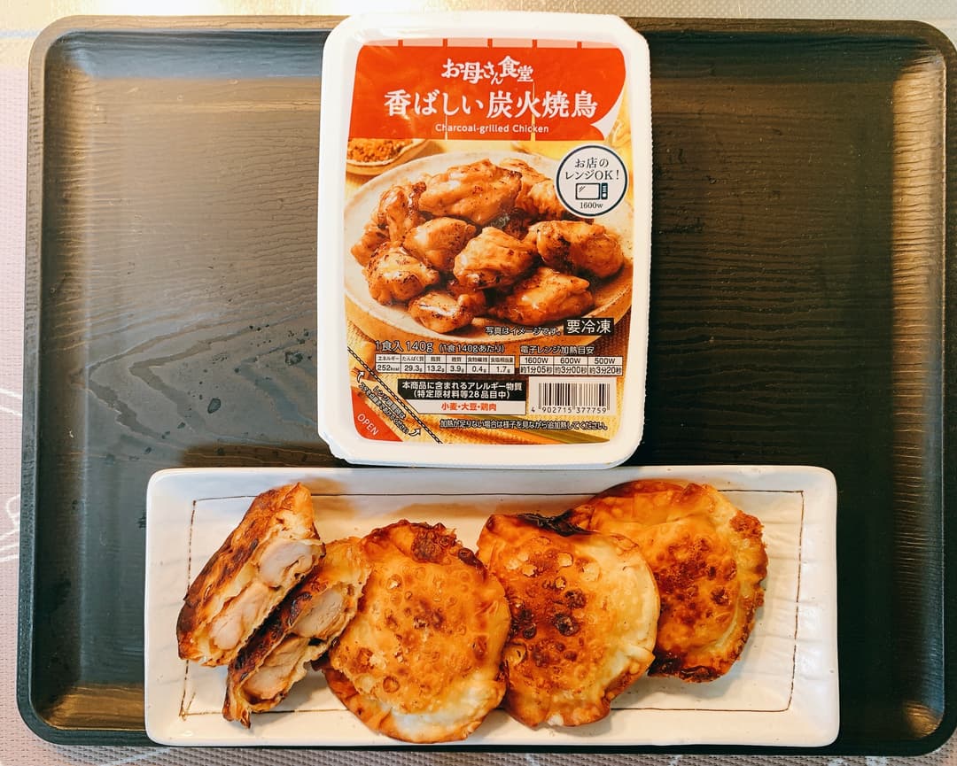 焼鳥ポテチーズ餃子の完成写真