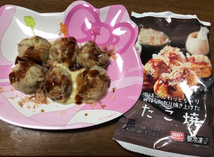 チーズたこ焼きの完成写真