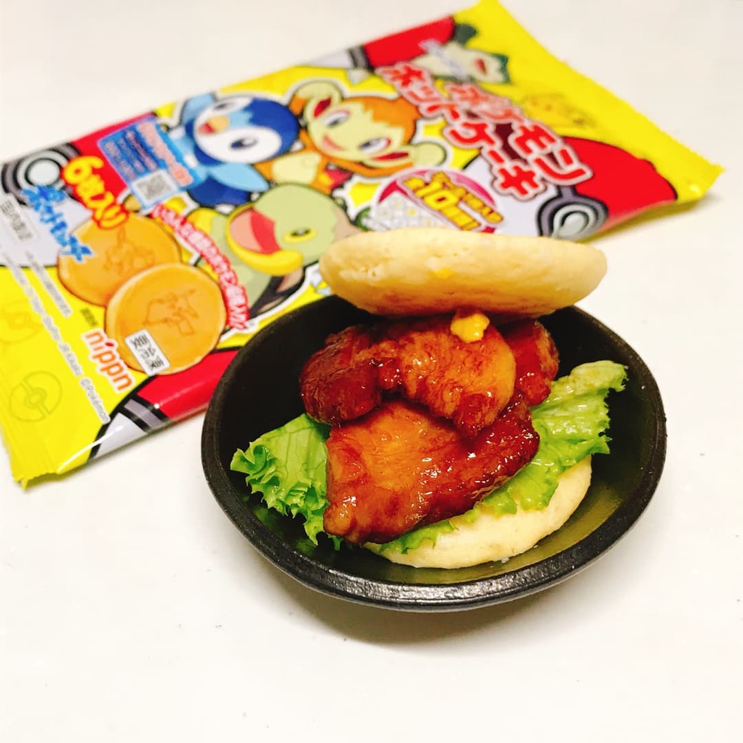 ポケモンホットケーキ角煮まん風の完成写真