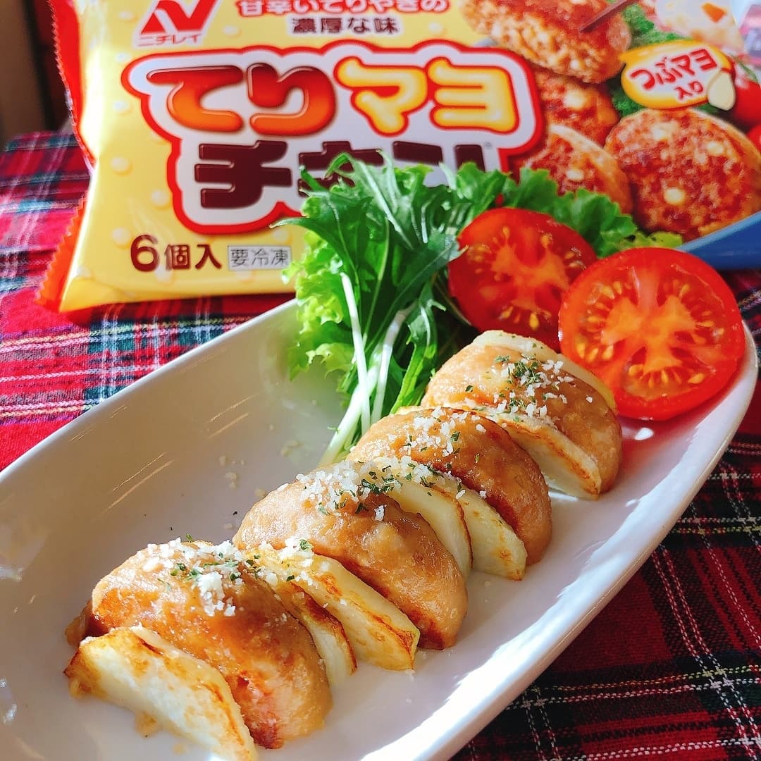 てりマヨチキンとポテトのベークドサンドの完成写真