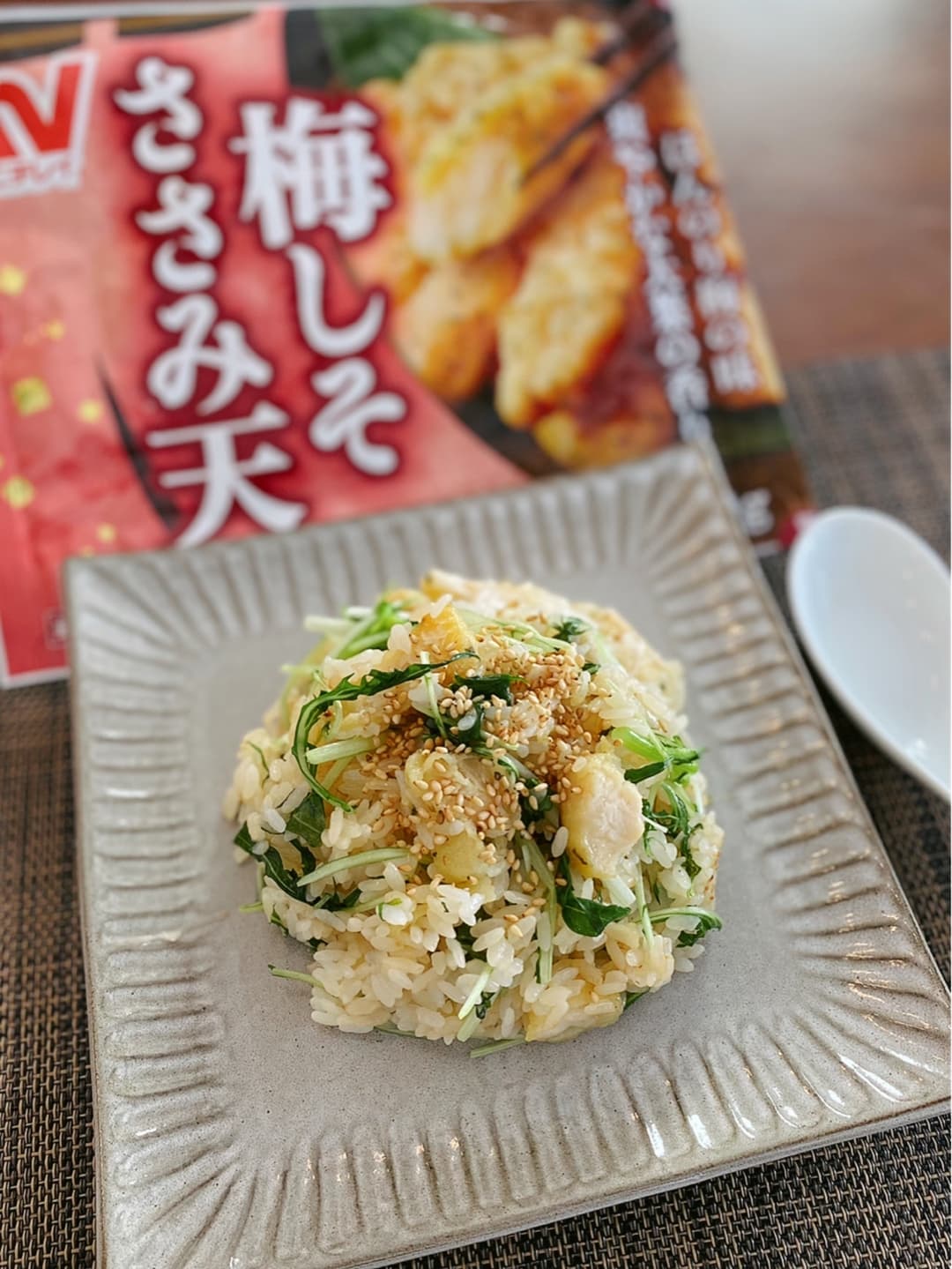 ポン酢のさっぱり炒飯の完成写真