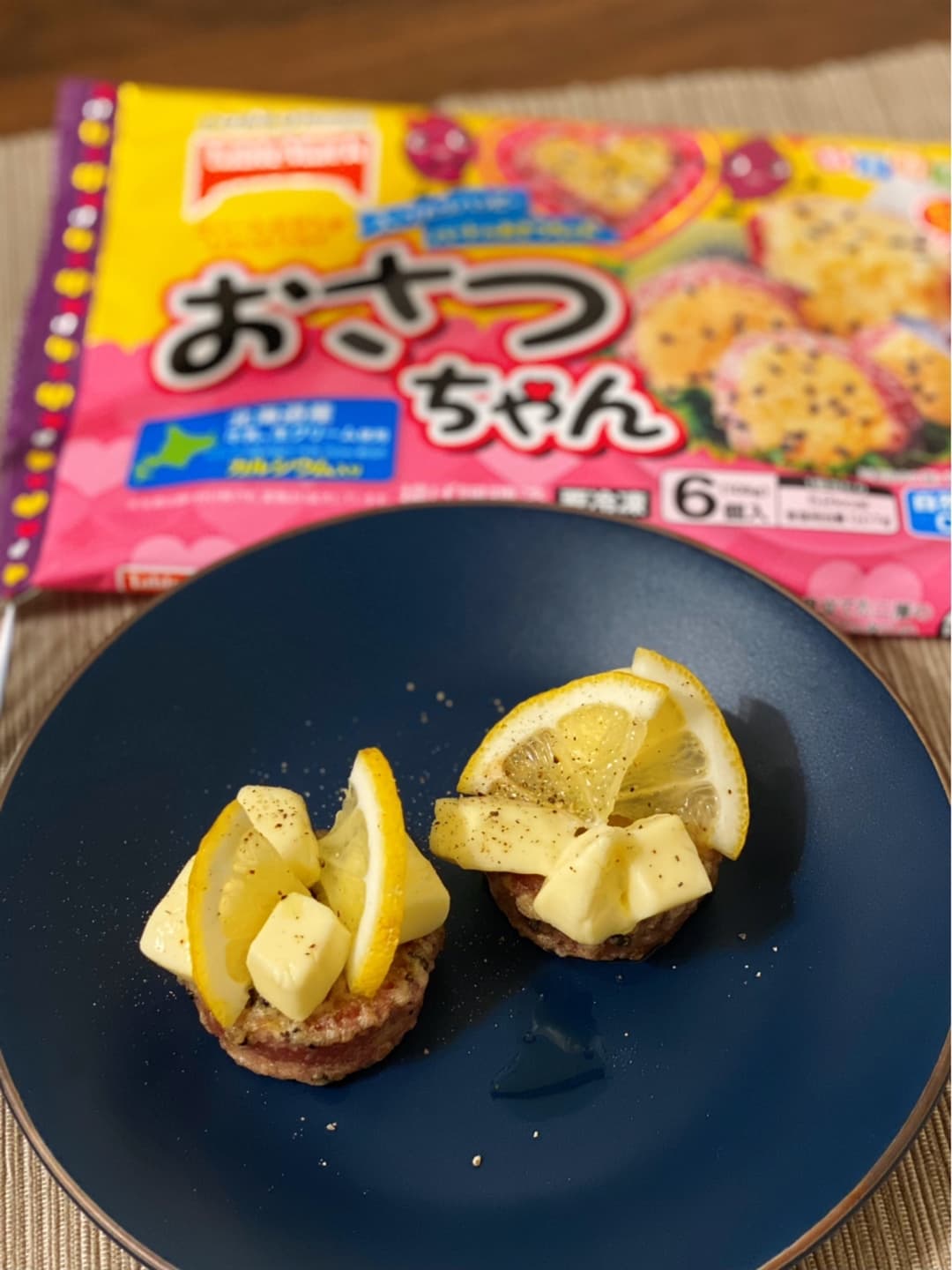おさつちゃんカナッペの完成写真