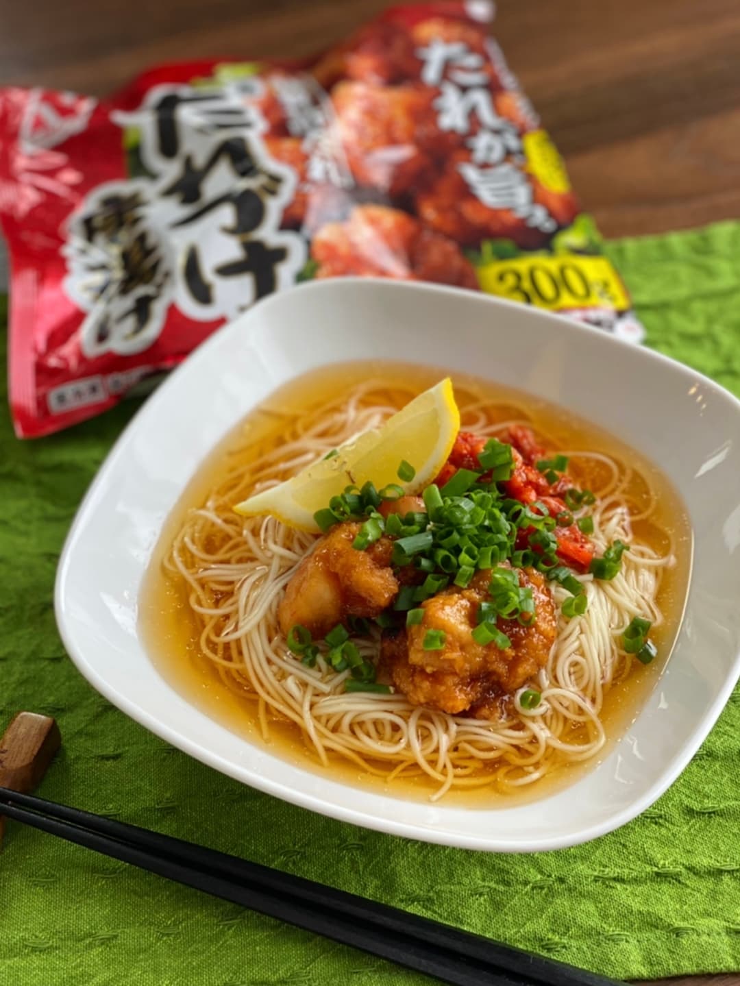 韓国風サッパリ素麺の完成写真