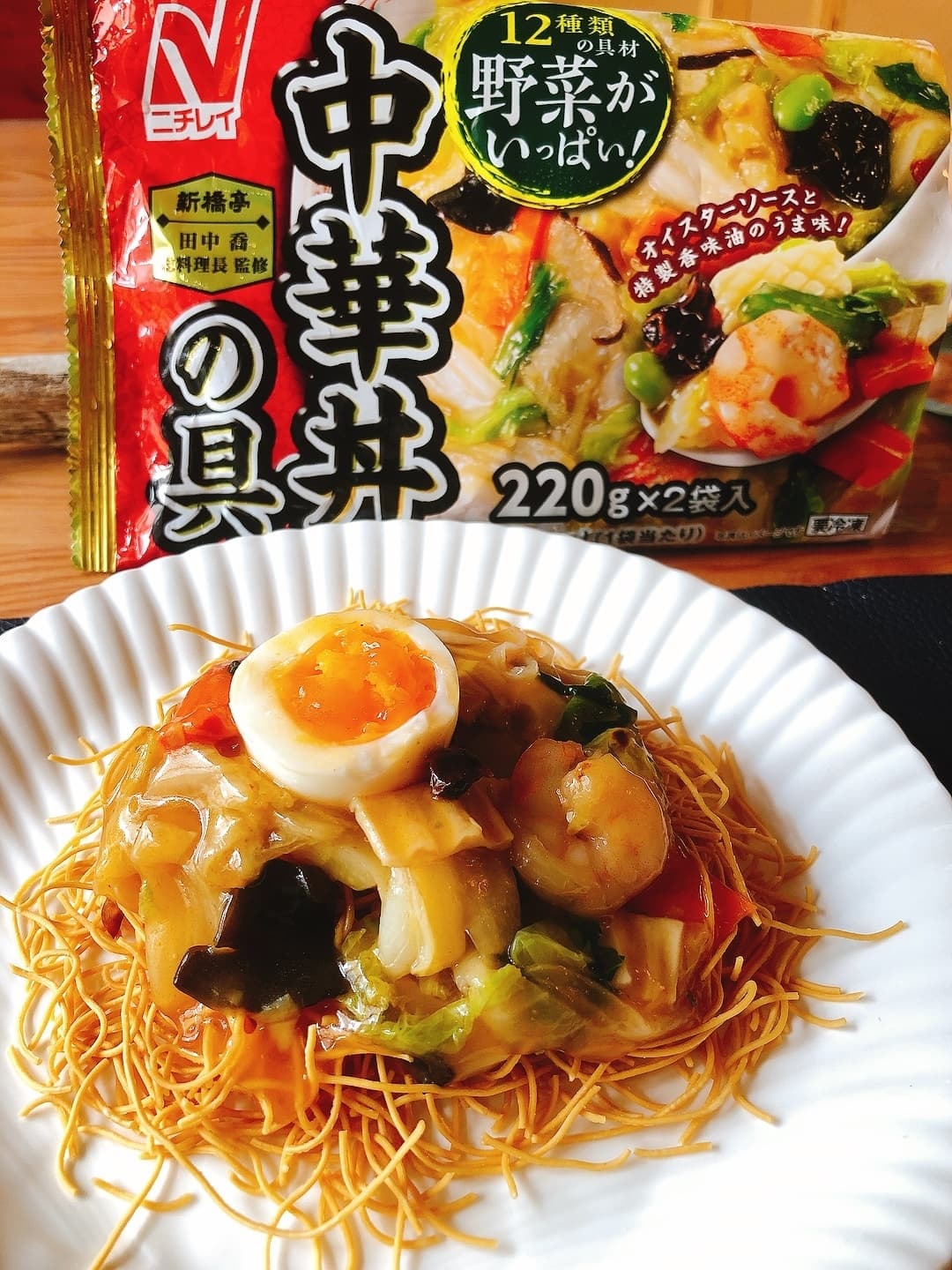 中華皿うどんの完成写真