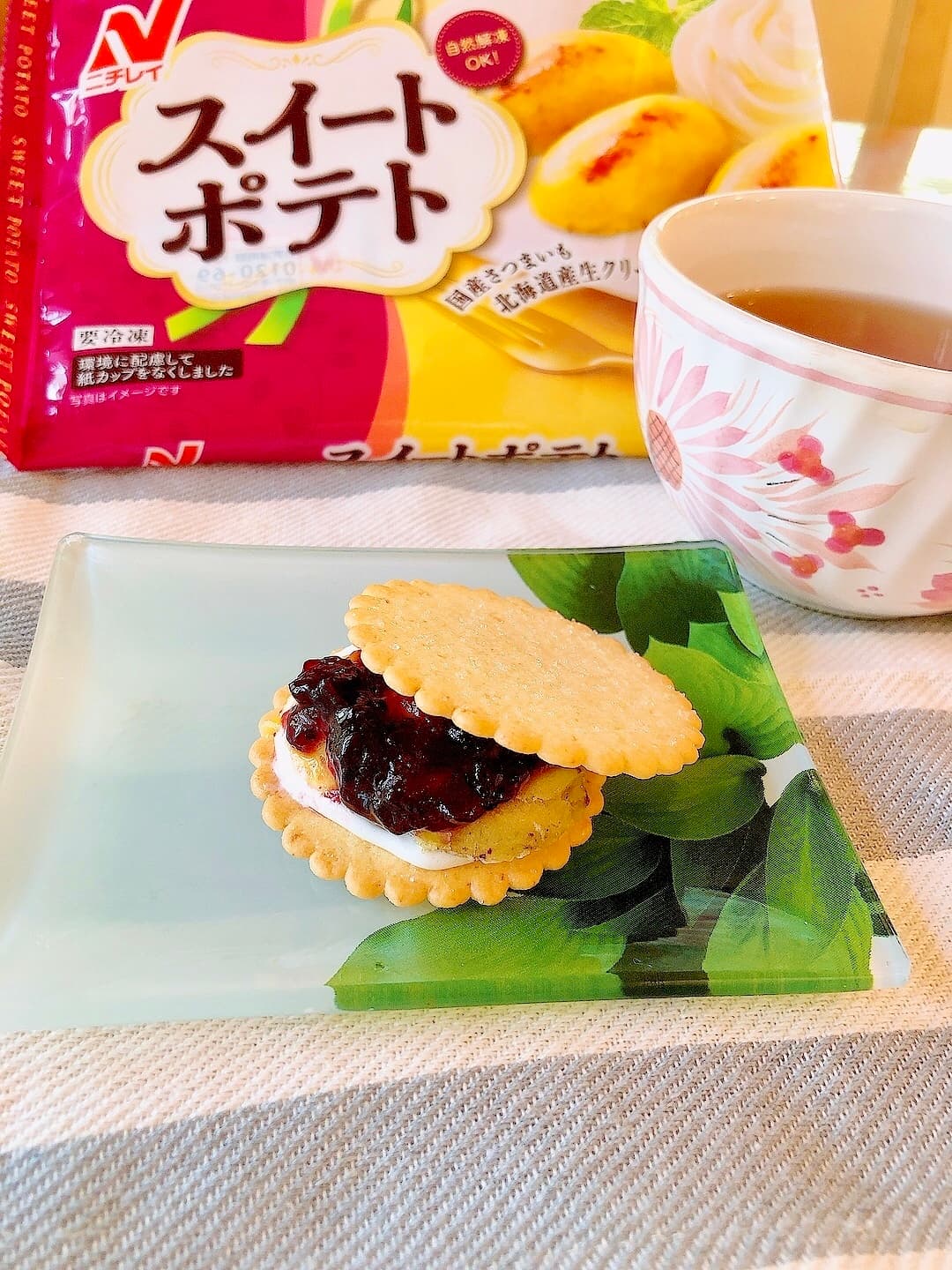 マシュマロスイートポテトサンドの完成写真