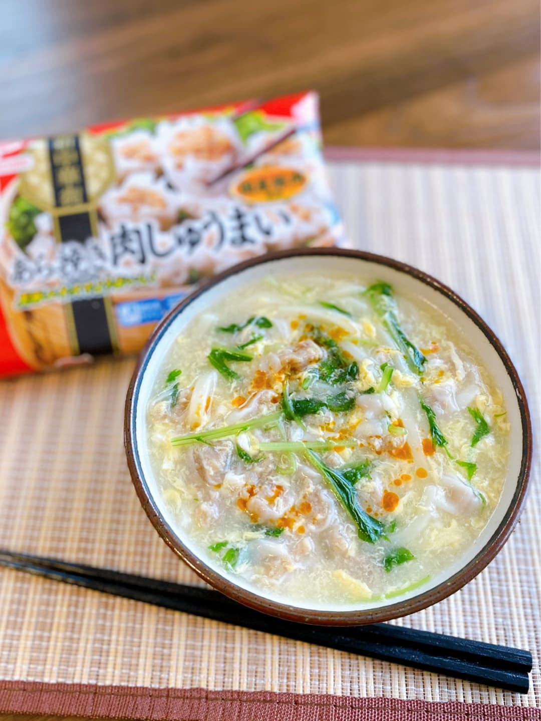 中華風たまごあんかけうどんの完成写真