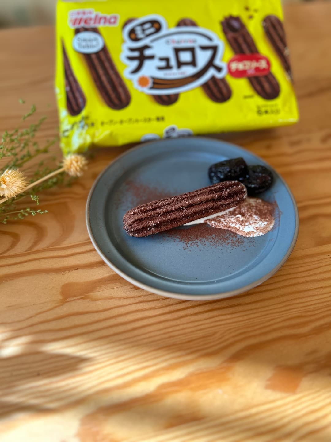 ビターココアチュロスの完成写真
