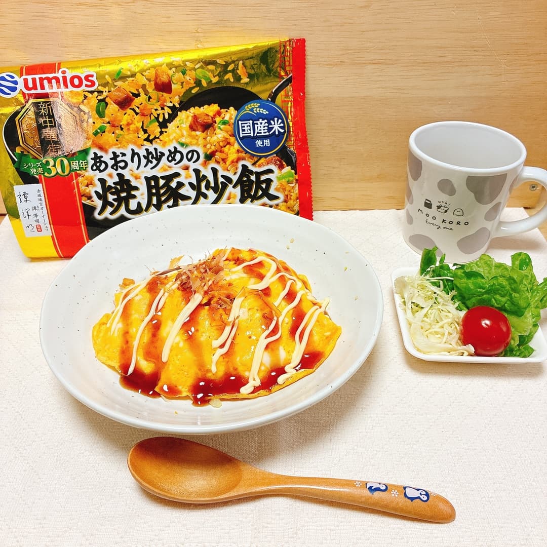 とん平炒飯の完成写真