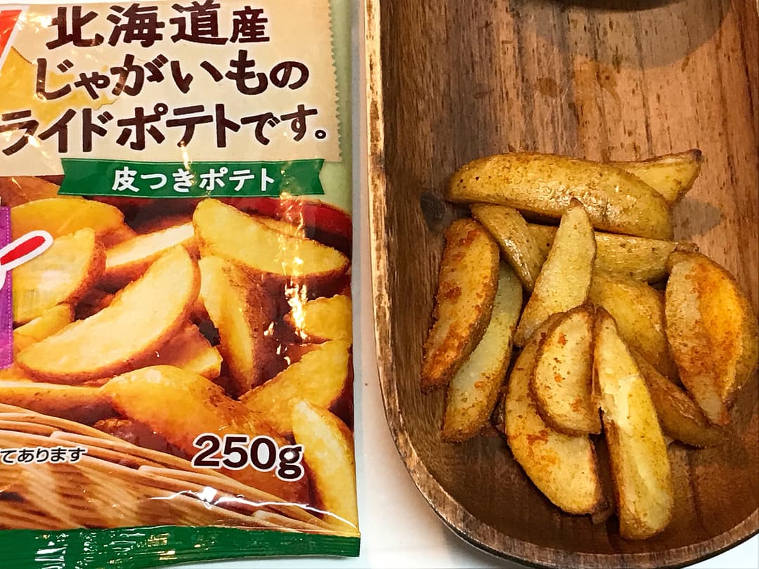 フライドポテトオリエンタルパウダーの完成写真