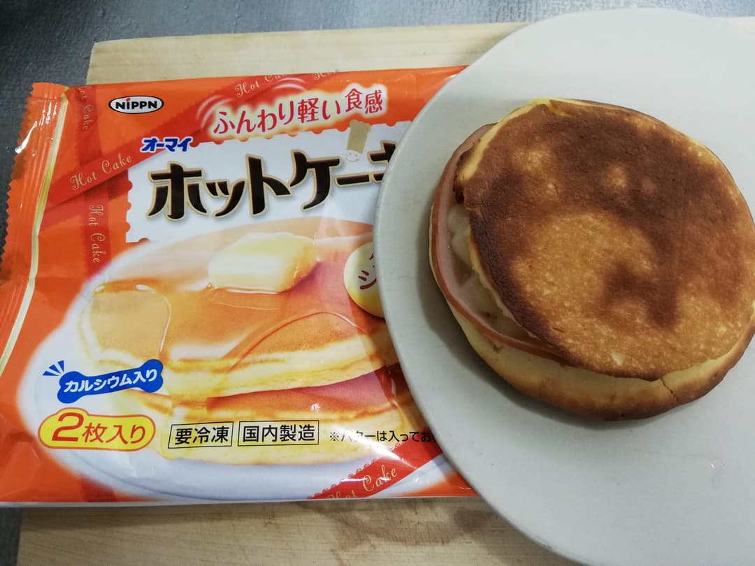 ハム&チーズサンドの完成写真