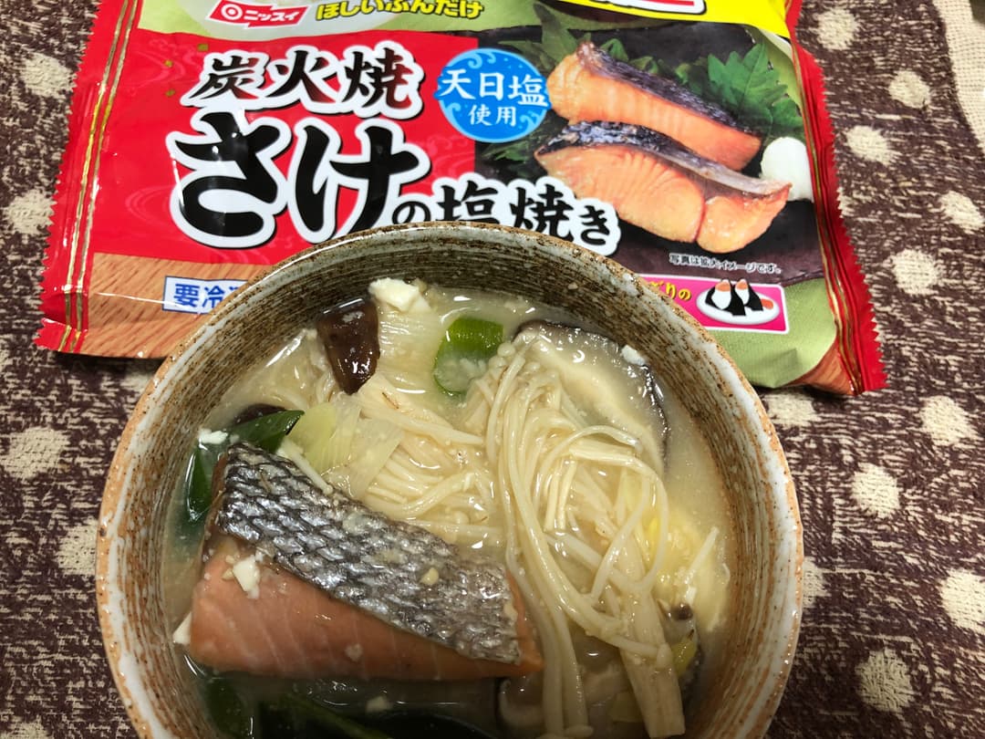 石狩鍋風煮の完成写真