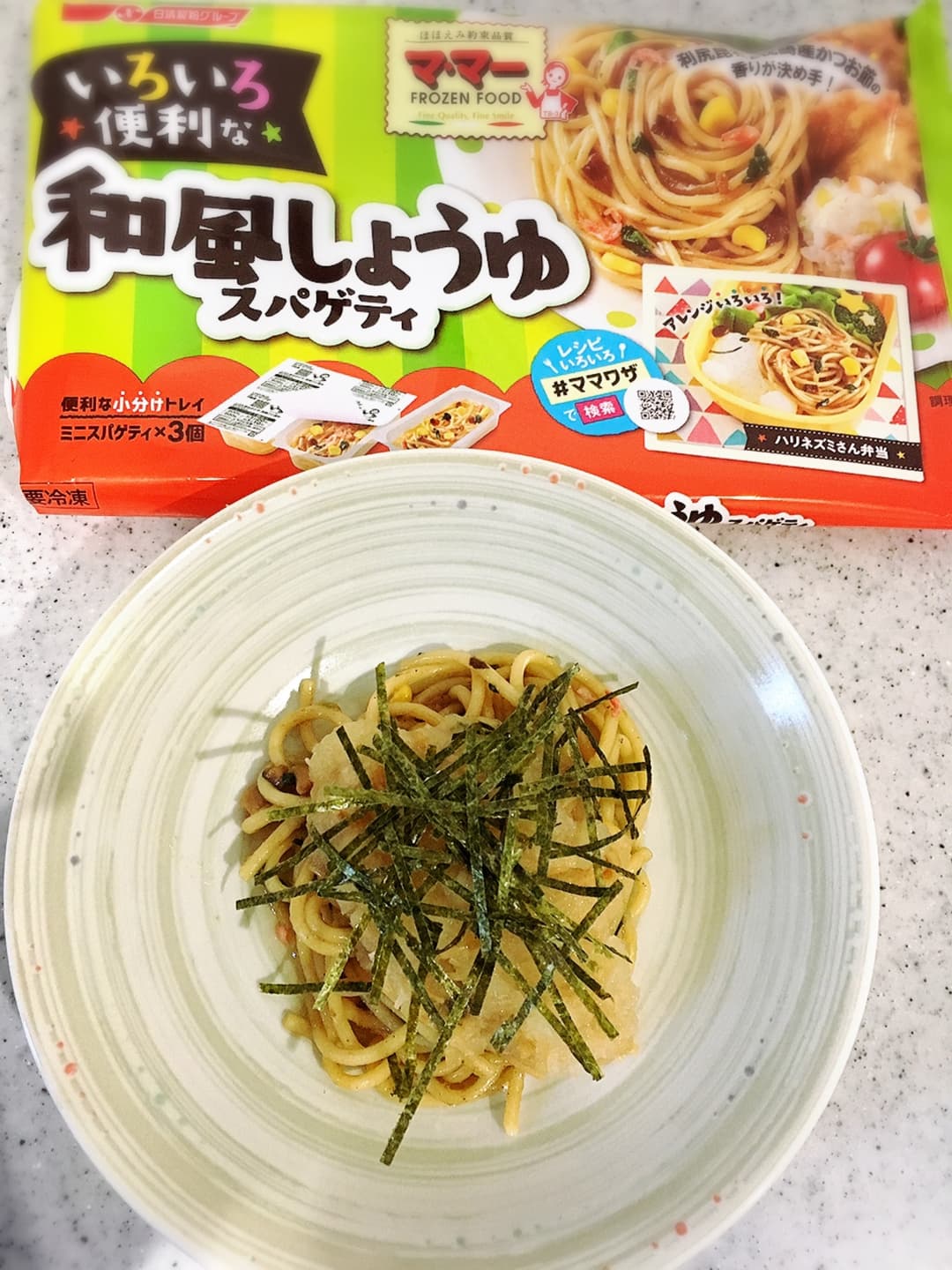 和風パスタなめ茸おろし♪の完成写真