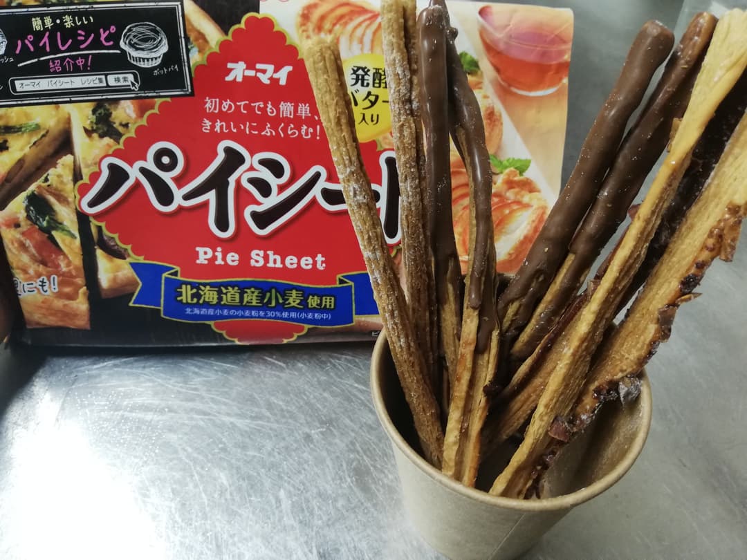 うすーいサクサクスティックの完成写真