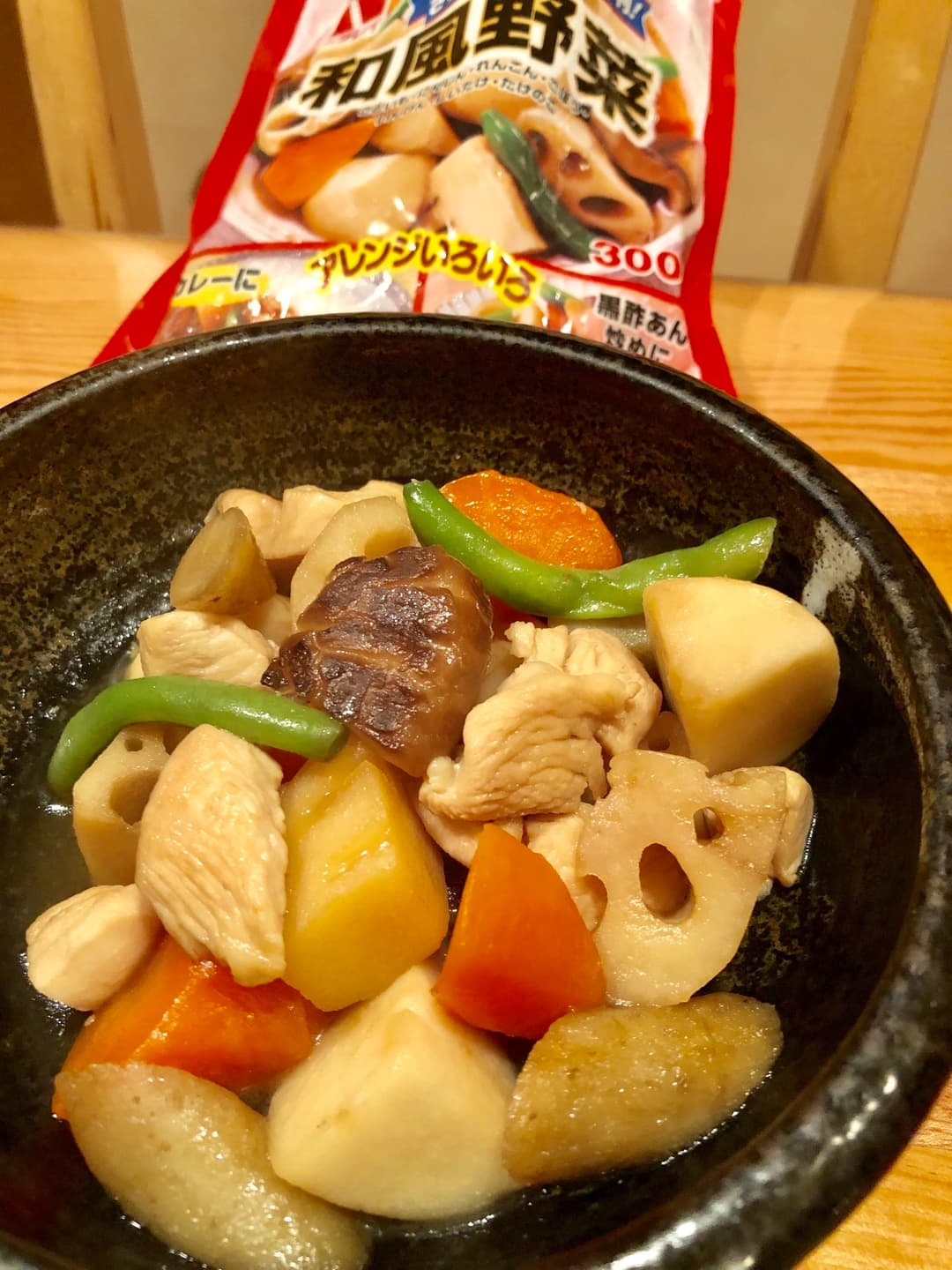 簡単筑前煮の完成写真