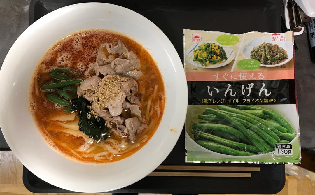 ラーメンのトッピングにの完成写真
