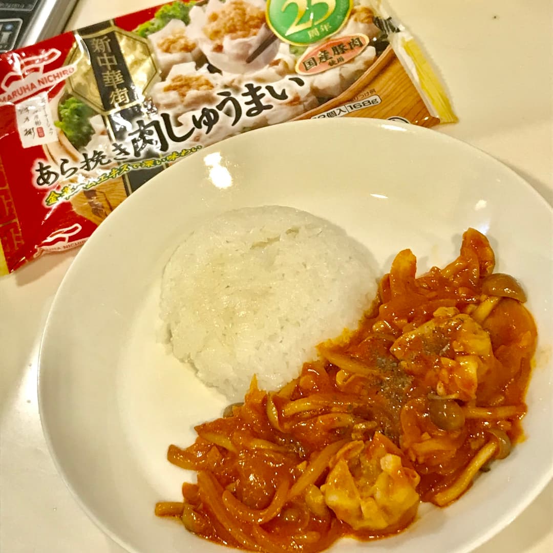 しゅうまいのトマト煮込み風の完成写真