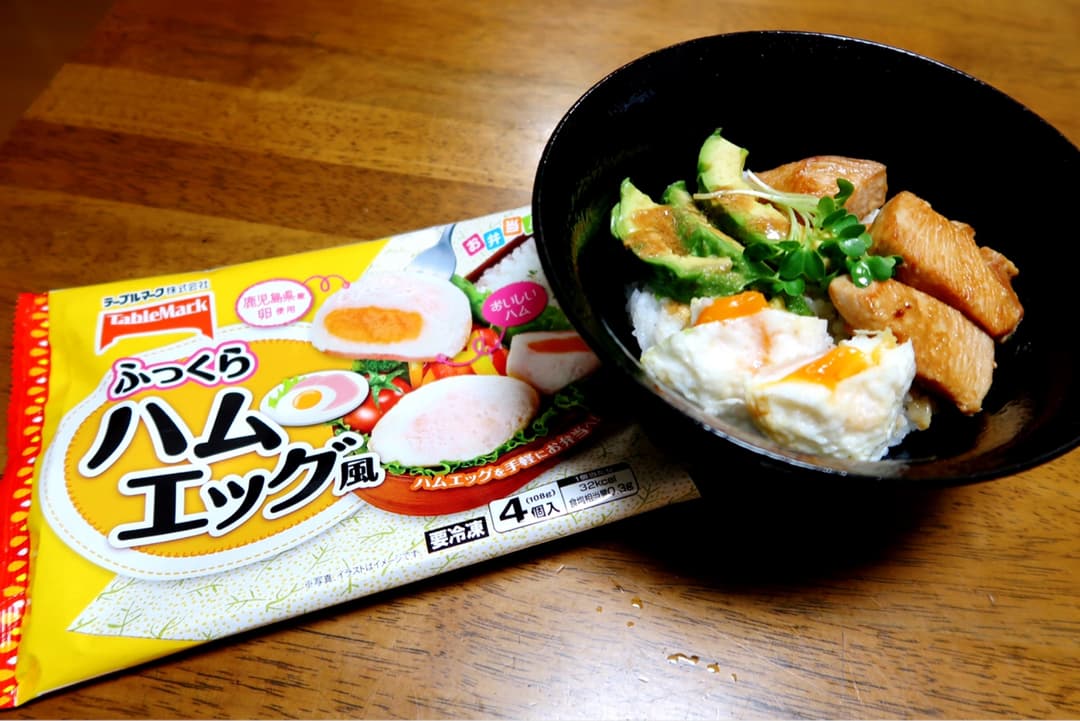 テリチキ丼の完成写真