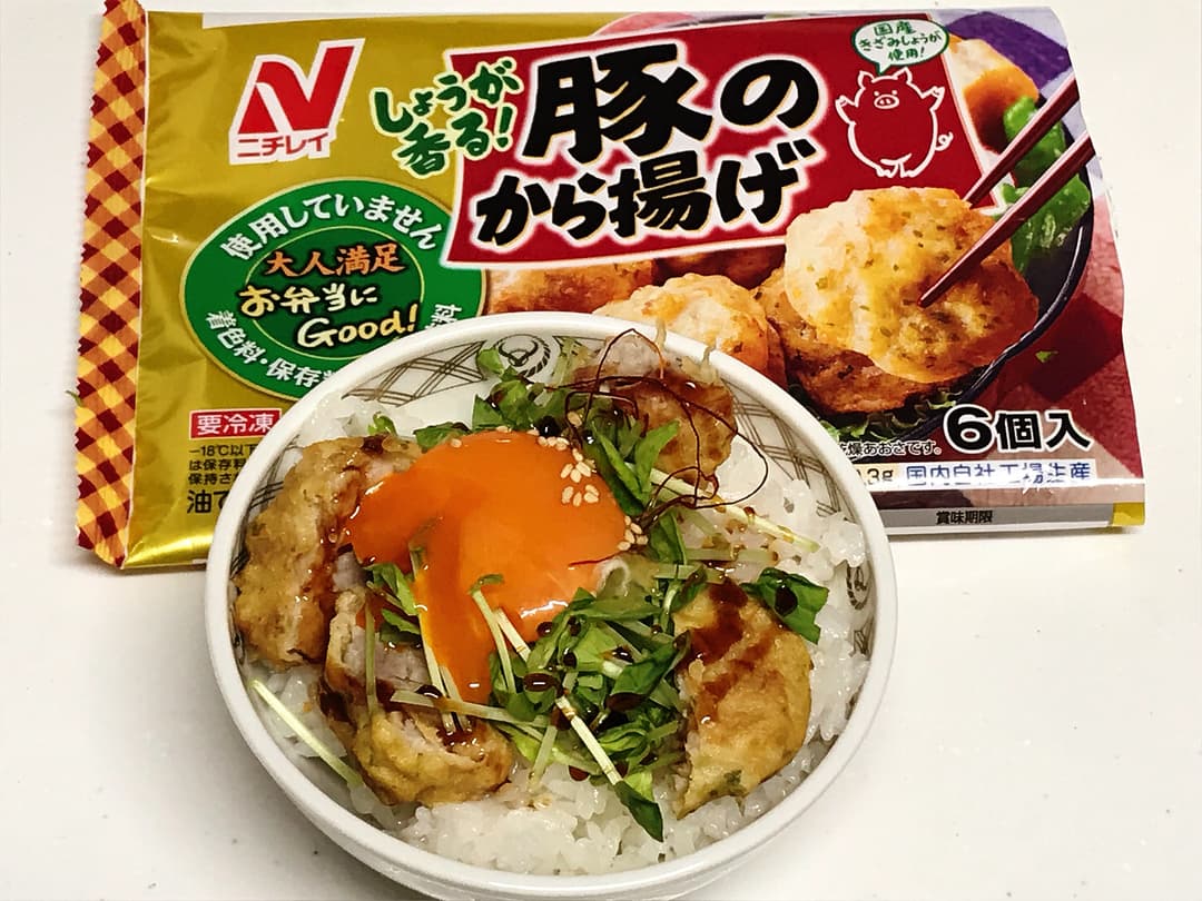 豚からオイスター丼の完成写真
