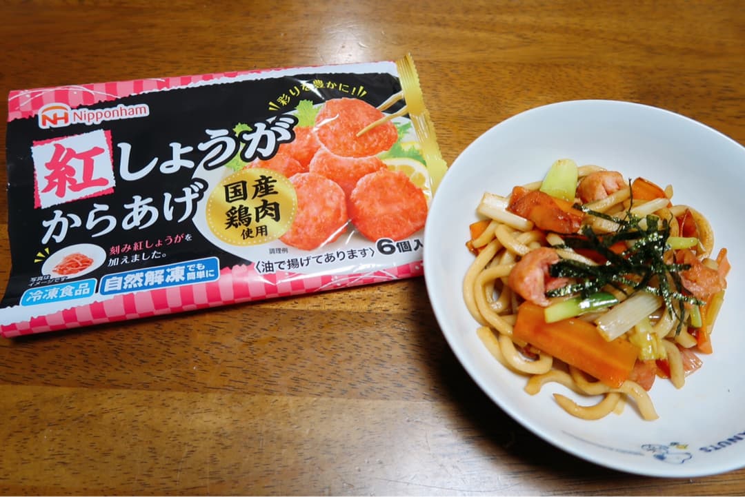 焼うどんの完成写真
