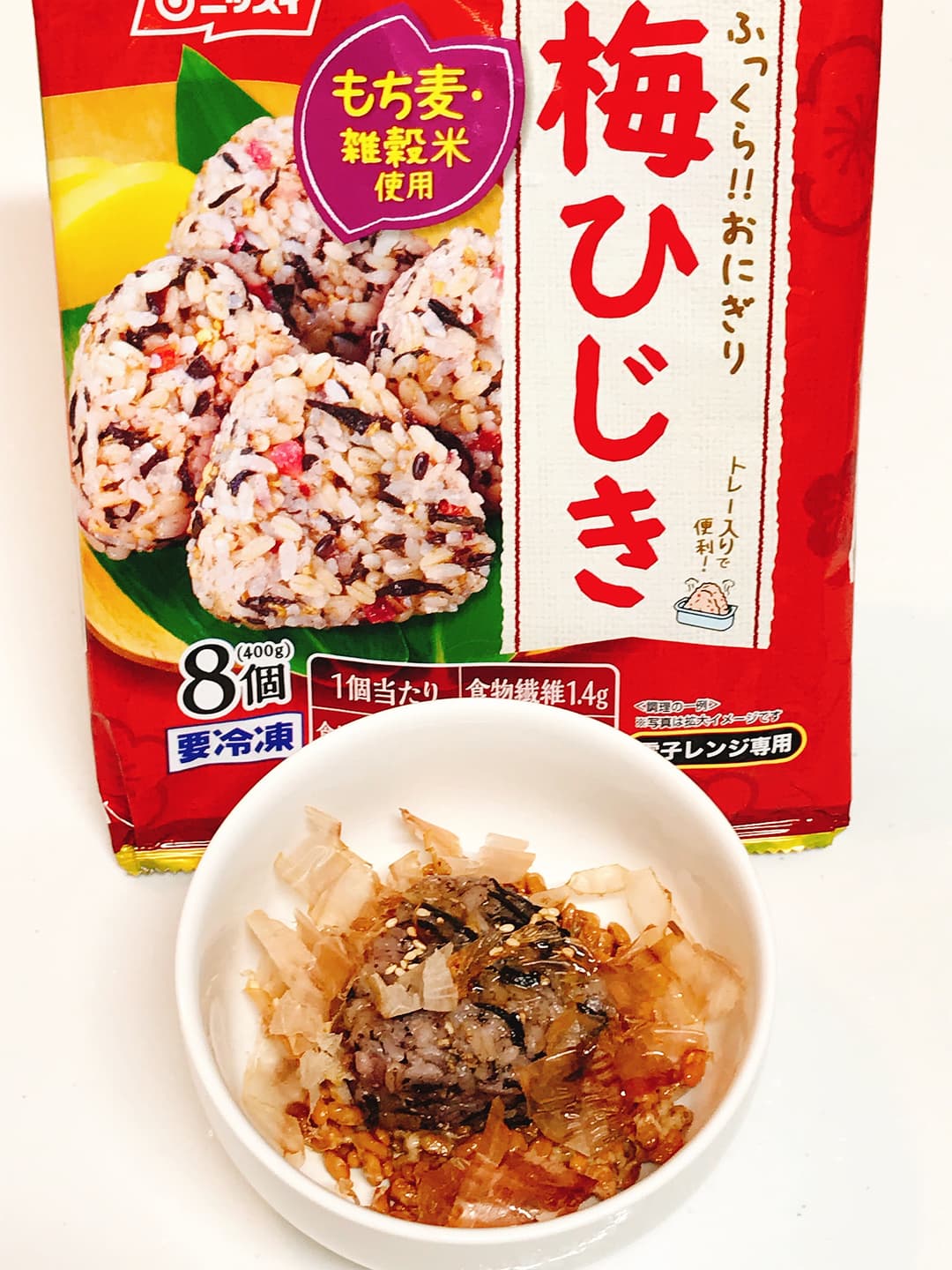 梅ひじき納豆の完成写真