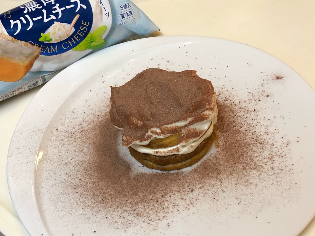 クリームチーズティラミスの完成写真