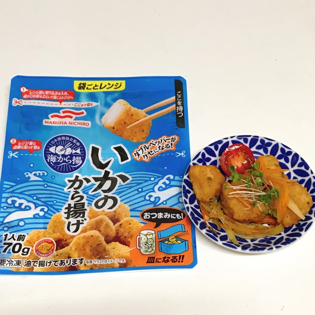 デリ風いかのから揚げ南蛮漬けの完成写真