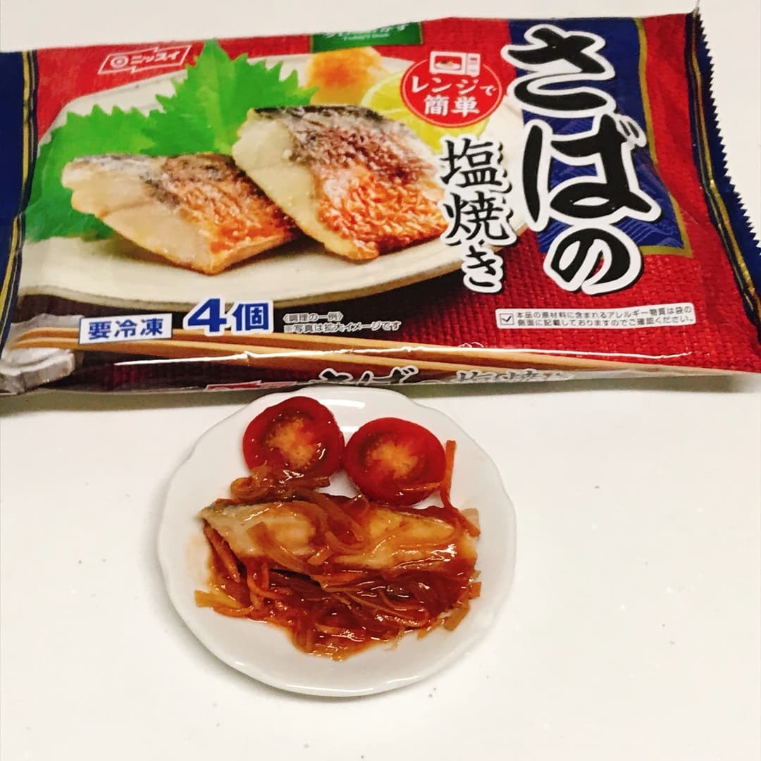 さばの甘酢あんの完成写真