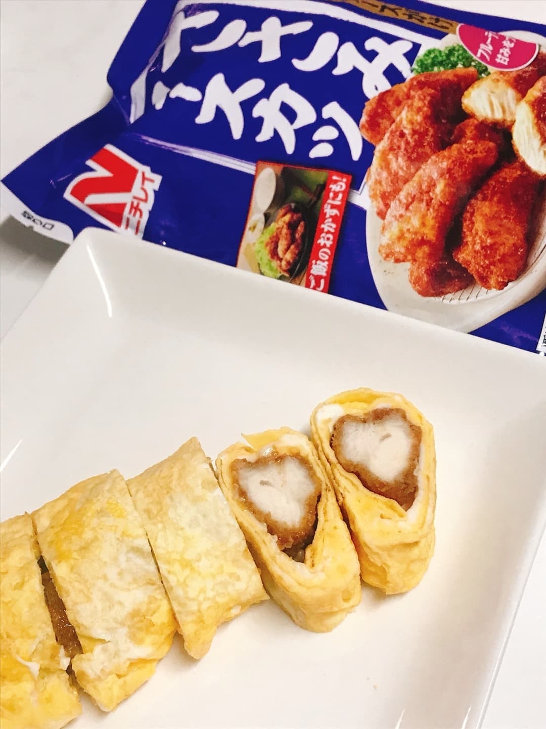 ささみソースカツの卵焼きの完成写真