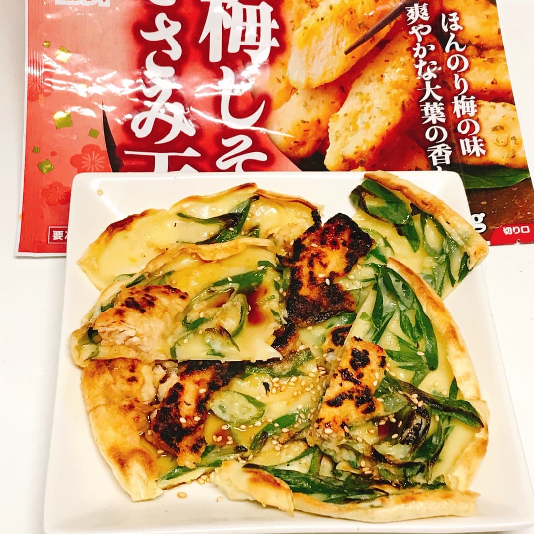 ささみ天のチヂミの完成写真