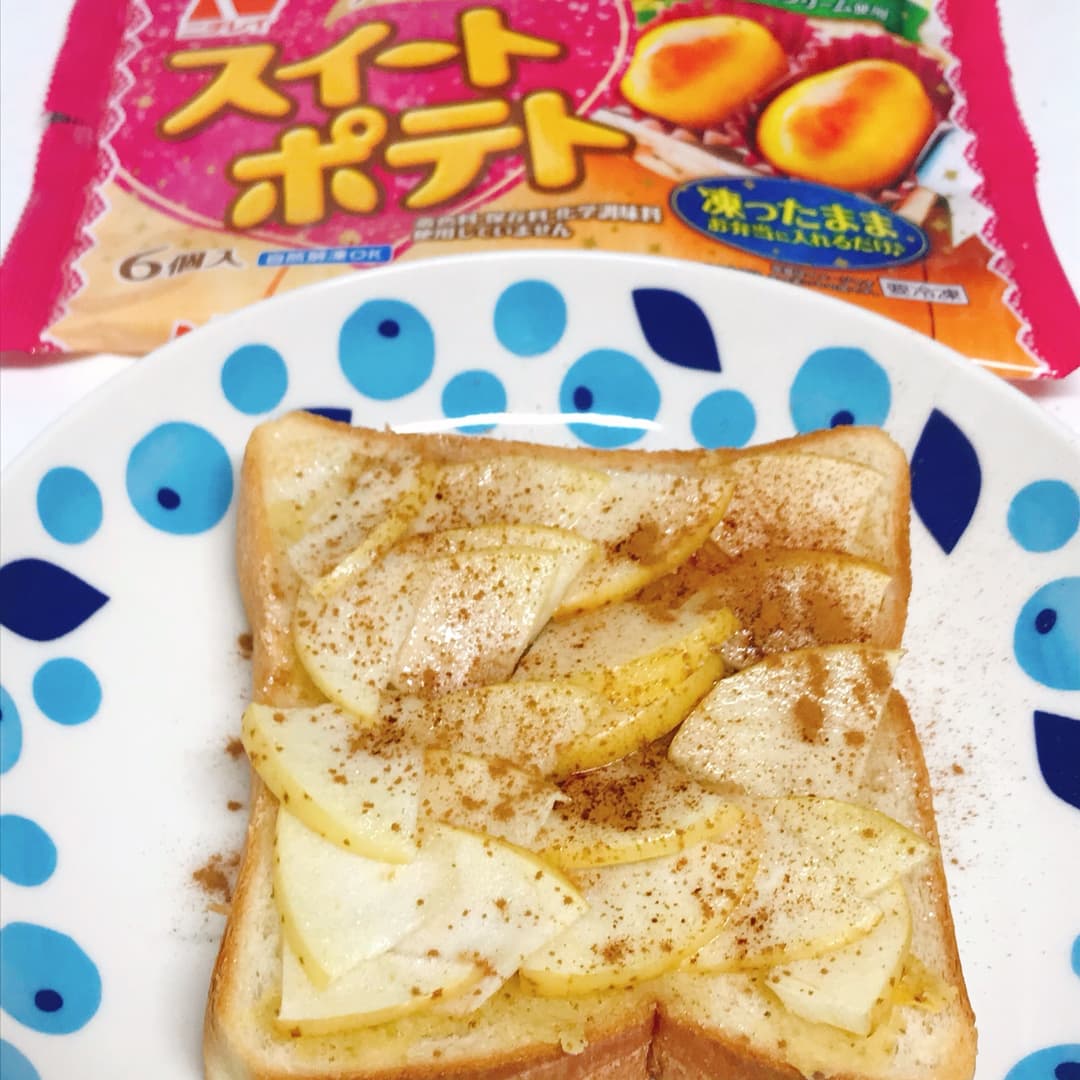 シナモンアップルスイートポテトの完成写真