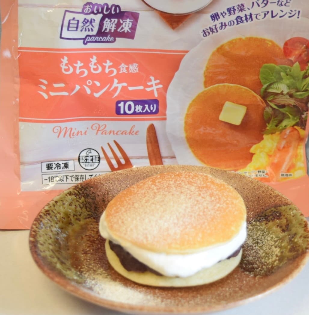 もちもち食感のミニどら焼きの完成写真
